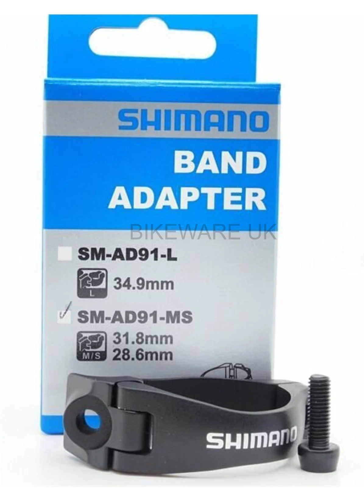 Genuine Shimano Dura Ace Ultegra SM AD91 MS Clamp Band Adapter 31.8 28 BIKEWARE