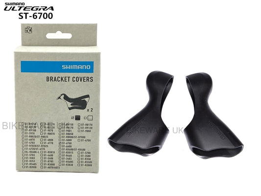 Shimano Ultegra ST-6700 Bracket Covers Rubber Lever Hood Y6SC98180 Black