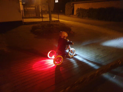 Fischer Bicycle LED lighting set, 360° floor light for more visibility