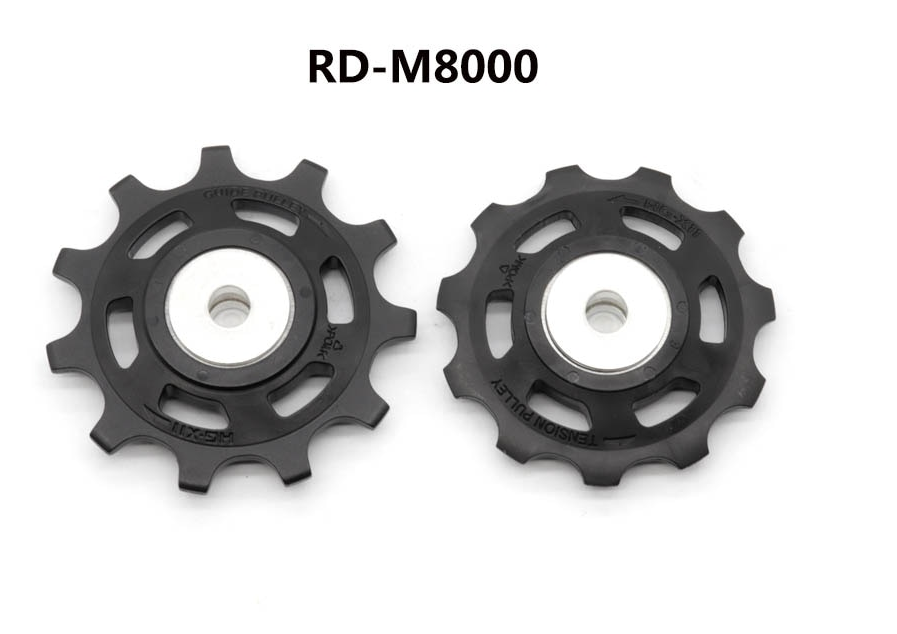 GENUINE SHIMANO XT M8000 REAR DERAILLEUR JOCKEY WHEELS / PULLEY SET - Y5RT98120