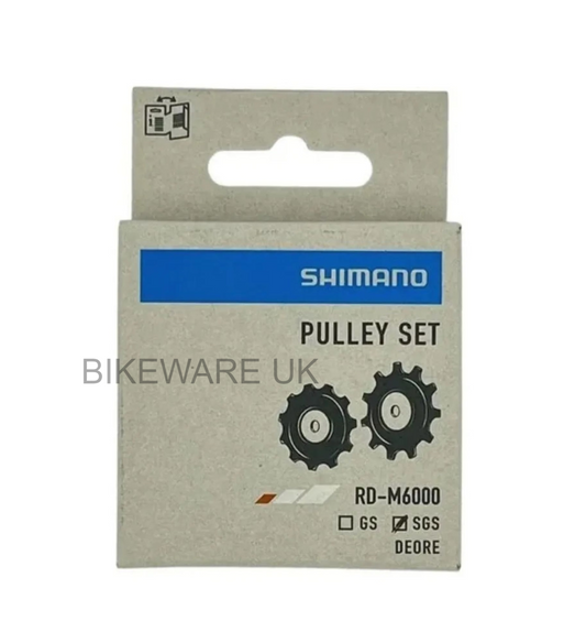 Genuine Shimano DEORE RD-M6000 Tension & Guide Pulley - SGS Cage - Y3E498020