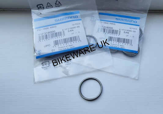 Genuine Shimano Hollowtech II Axle FC-7800 O-Ring Crank Arm Y1F316000 (1X Piece)