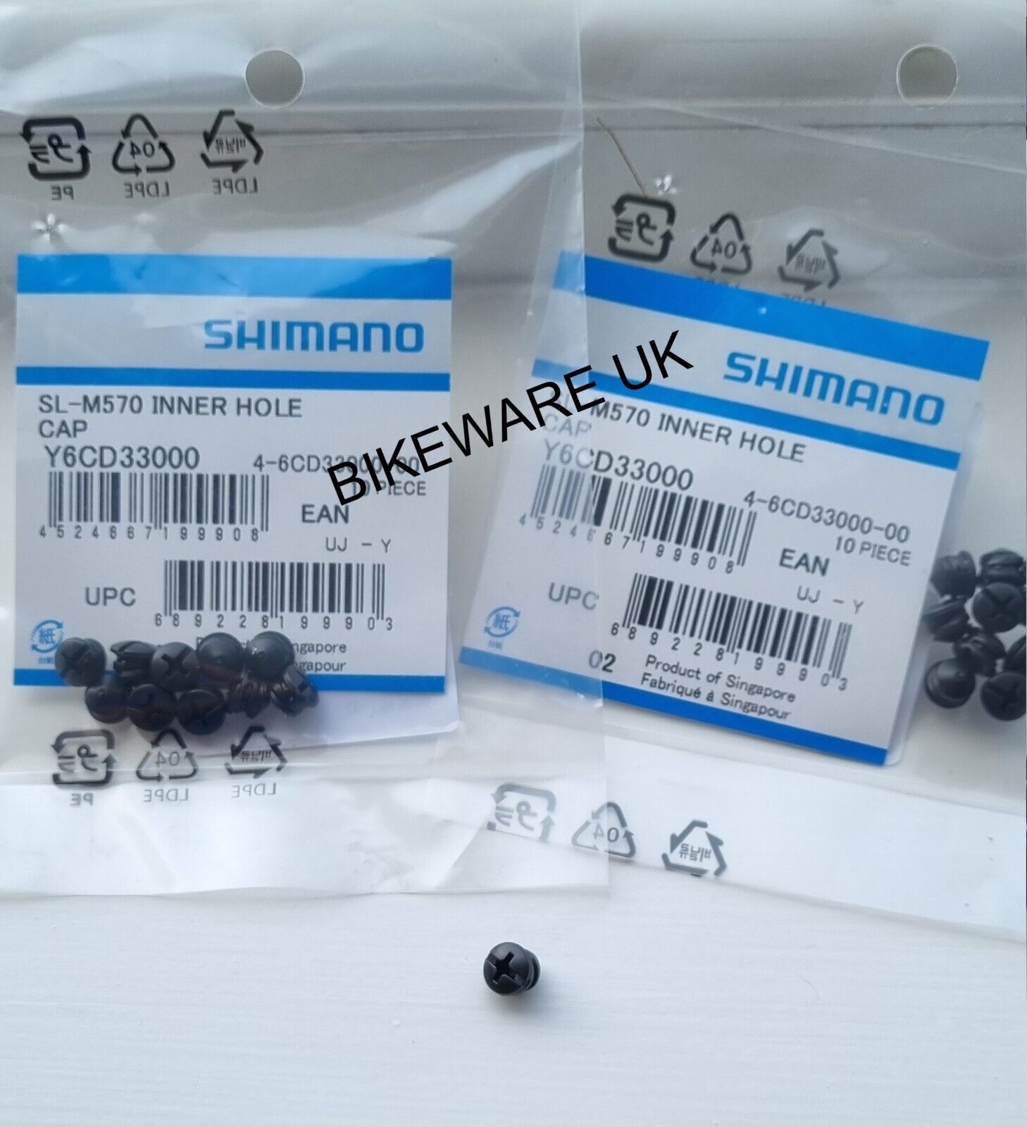 Genuine Shimano SL-M570 Shifter Cable Inner Hole Screw/Cap Y6CD33000 (1x Piece)