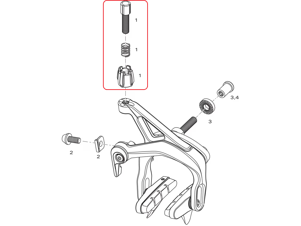 Genuine SRAM / AVID Brake Cable Brake Barrel Adjuster Apex / Rival / Force