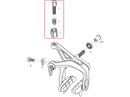 Genuine SRAM / AVID Brake Cable Brake Barrel Adjuster Apex / Rival / Force