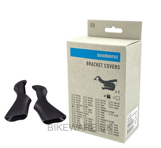 Shimano Ultegra Di2 ST-6870 Bracket Covers Rubber Lever Hood Y00S98060 Black