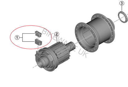 Genuine SHIMANO HB-NX Connector Plug cap and cover for Hub Dynamo Y2SS98030