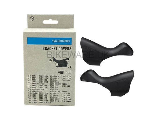 Shimano 105 ST-5700 Bracket Covers Rubber Lever Hood Y6TH98120 - Black