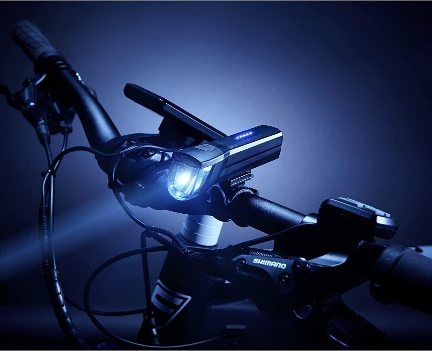 Fischer Bicycle LED lighting set, 360° floor light for more visibility