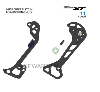 Shimano Inner/Outer Plate Deore XT RD-M8000 Rear Derailleur SGS (Long Cage)