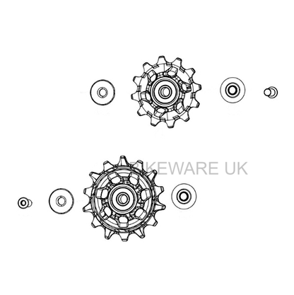 Genuine SRAM Derailleur Pulleys For GX EAGLE AXS Rear Derailleurs - 12 spd