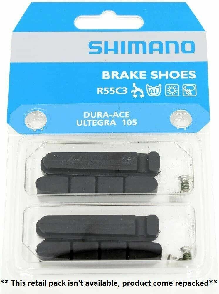 Shimano R55C3 Brake Pads BR-7900 Dura Ace,Ultegra,105,(Loose) Alum Rim - 2 pairs