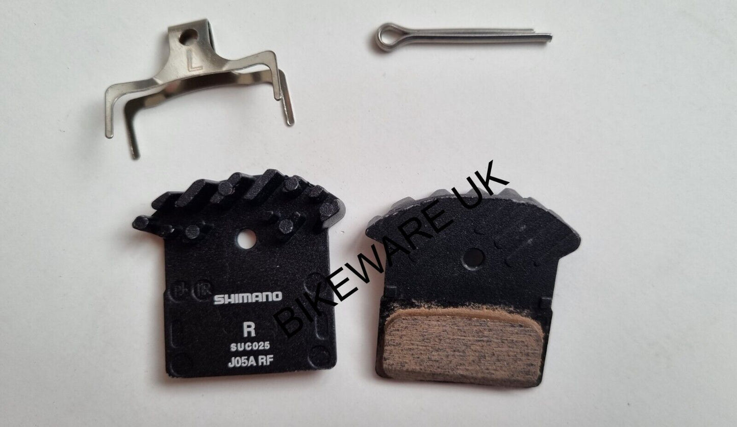 Shimano J05A-RF Disc Brake Pads Resin w/Cooling Fins Y2R298020 1x Pair