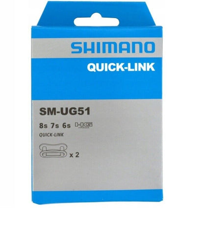 Genuine Shimano SM-UG51 6/7/8-speed Quick-Link Connector (pair) ESMUG51A