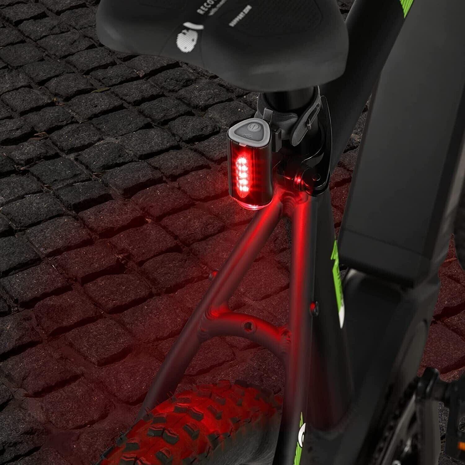 Fischer Bicycle LED lighting set, 360° floor light for more visibility