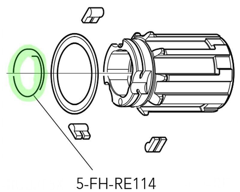 Genuine Campagnolo / Fulcrum Freehub Pawl Spring FH-RE114
