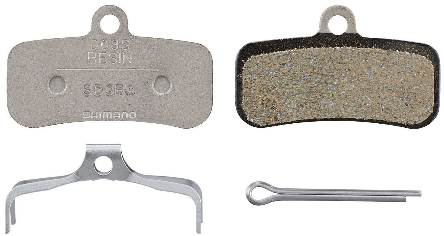 Shimano D03S Resin Disc Brake Pad for DEORE XT, SLX, DEORE, SAINT, ZEE - Loose