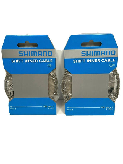 Shimano Road/MTB Steel Gear Inner Wire 1.2 x 2100 + End Cap  Y60098070