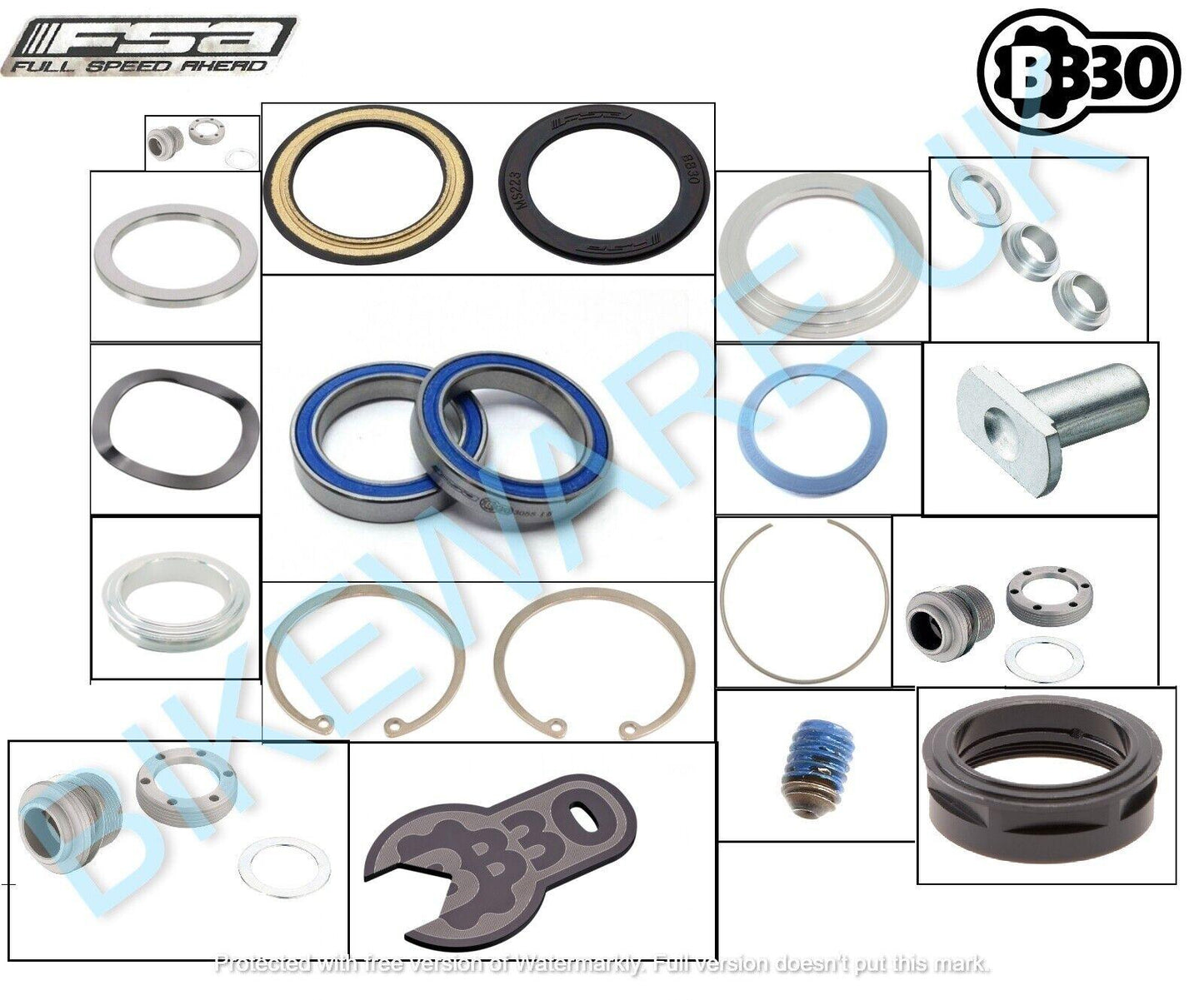 Genuine FSA BB30 Spare Parts EE52 (for Road and MTB bikes)