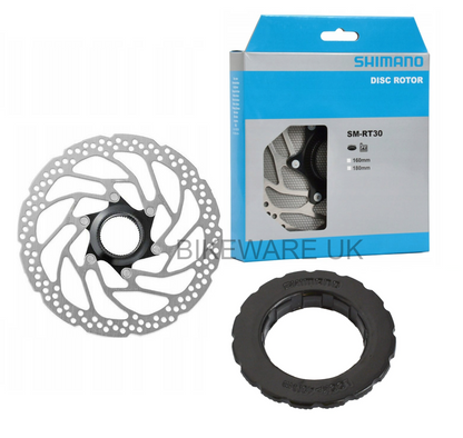 Genuine Boxed Shimano SM-RT30 Center-Lock Disc Rotor 160mm / 180mm