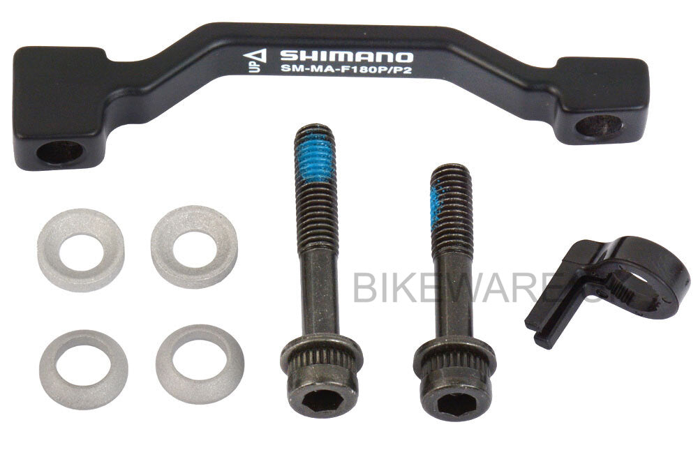 Genuine Shimano SM-MA-F180P/P2 Adapter for 180mm Rotor (160mm PM to 180mm PM)